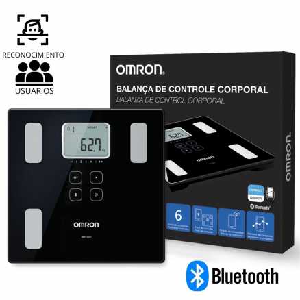 BALANZA DE COMPOSICIÓN CORPORAL BLUETOOTH OMRON HBF – 222T - 1