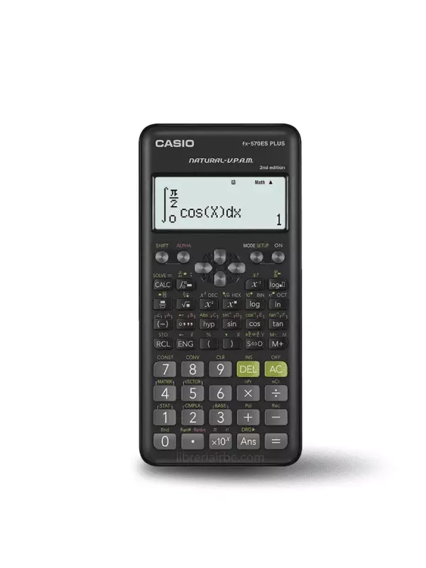 CALCULADORA CASIO CIENTIFICA FX 570 ES PLUS VERSION ESPAÑOL LA PLUS - 1