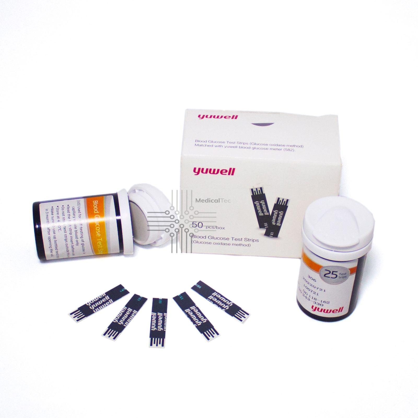 GLUCÓMETRO MEDICALTEC YUWELL 582 + 50 CINTAS + 50 LANCETAS - 5