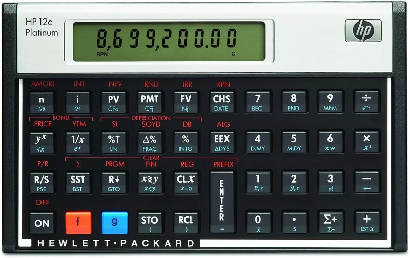 CALCULADORA HP 12C PLATINUM FINANCIERA - 2