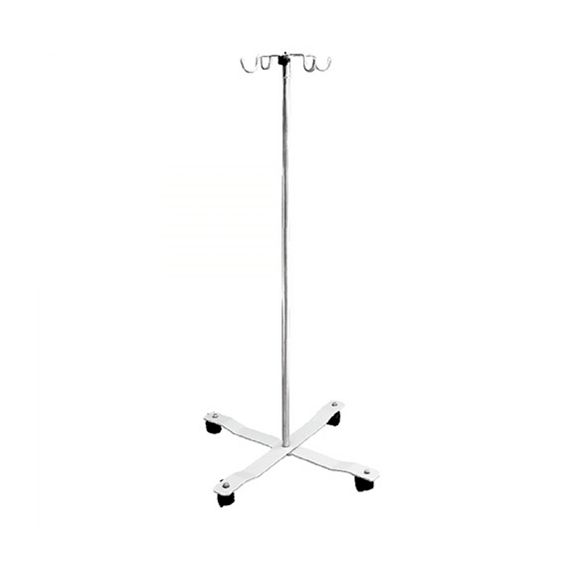 PORTA SUERO MEDICALTEC 4 GANCHOS - 4 PATAS - 1