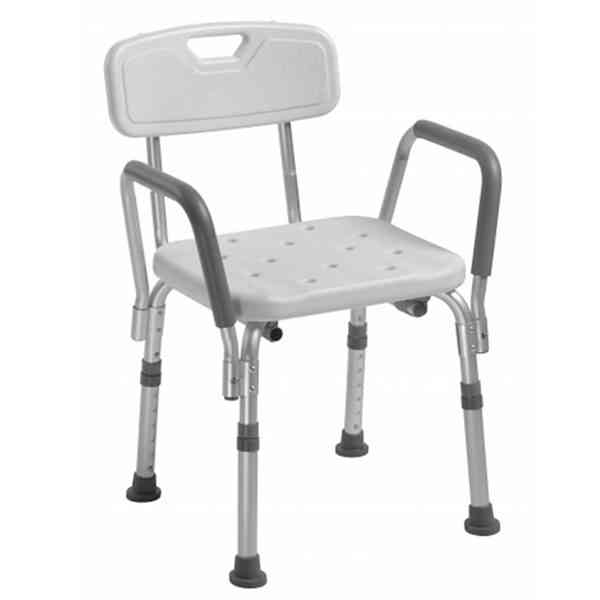 SILLA DE DUCHA MEDICALTEC CON APOYABRAZOS - 1