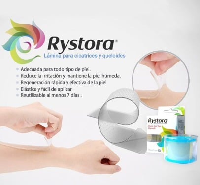 ROLLO DE SILICONA MEDICALTEC PARA CICATRICES Y QUELOIDES RYSTORA 2,5 - 2