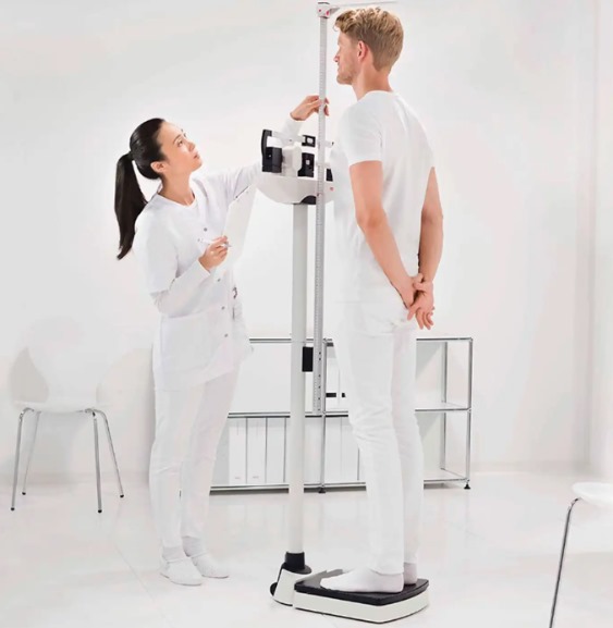 BALANZA MEDICALTEC MECÁNICA SECA 700 + TALLÍMETRO TELESCÓPICO SECA - 5