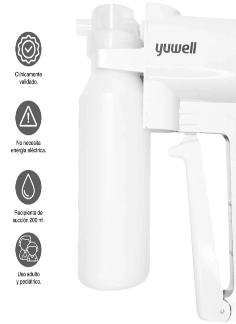 BOMBA DE ASPIRACIÓN DE SECRECIONES MEDICALTEC MANUAL YUWELL 7B-1 - 3
