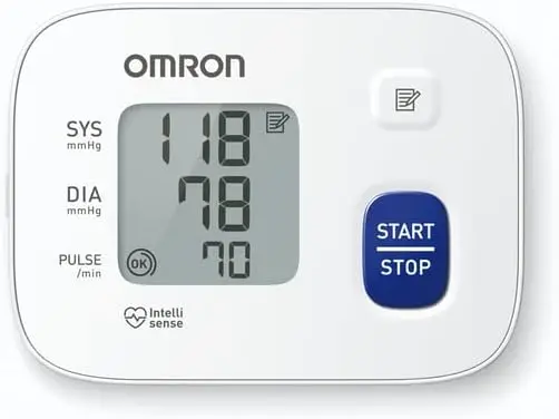 TENSIOMETRO MEDICALTEC TOMA PRESION DE MUÑECA OMRON HEM 6161E (30 MEMORIAS) - 2