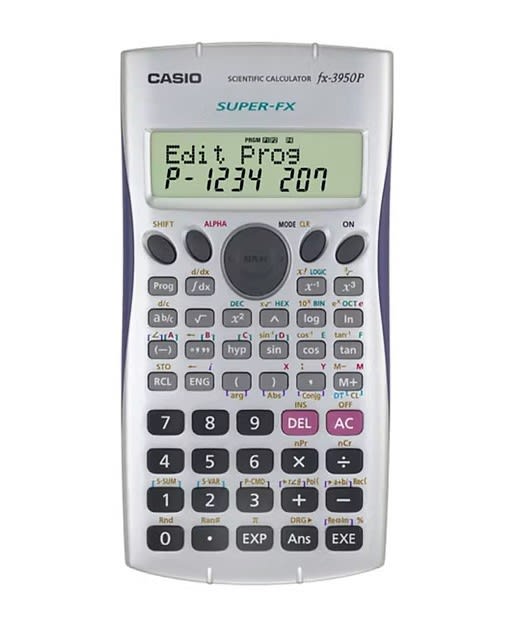 CALCULADORA CASIO FX-3950P CIENTÍFICA PROGRAMABLE - 1