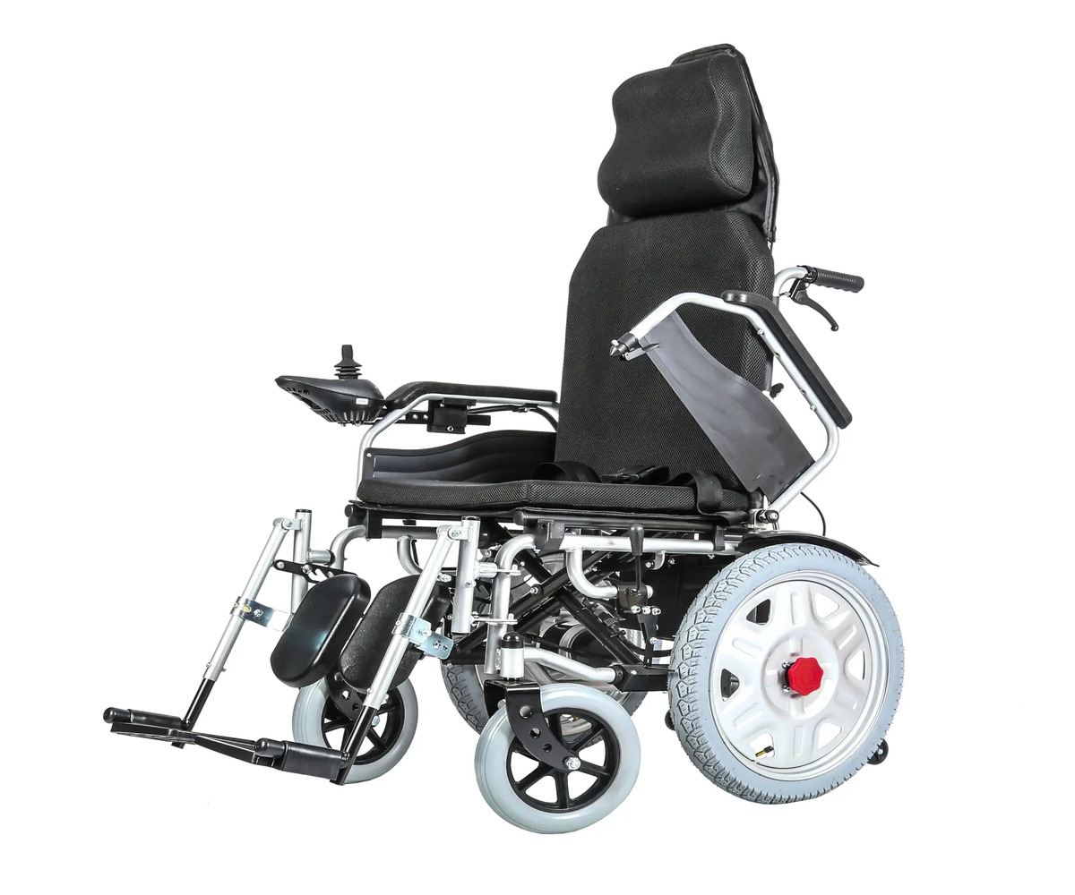 SILLA DE RUEDAS ELECTRICA RECLINABLE 121 (POSA-PIES Y RESPALDO MANUAL) - 1
