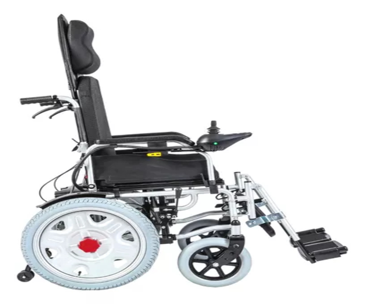 SILLA DE RUEDAS ELECTRICA RECLINABLE 121 (POSA-PIES Y RESPALDO MANUAL) - 3