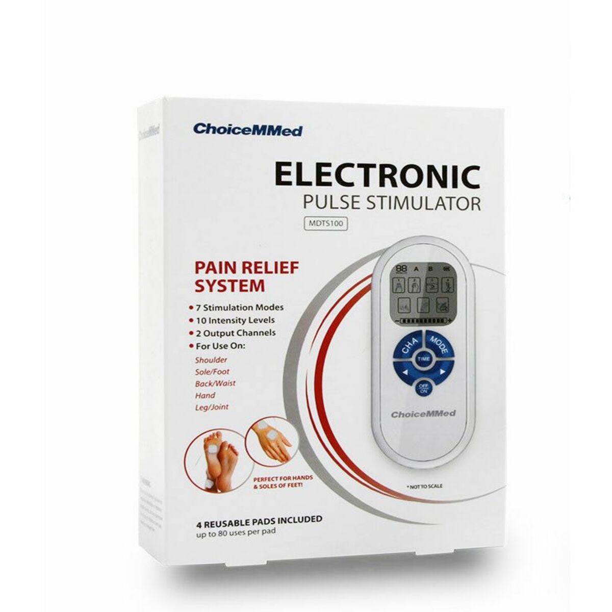 ELECTROESTIMULADOR CHOICEMMED TENS MDTS100 - 5