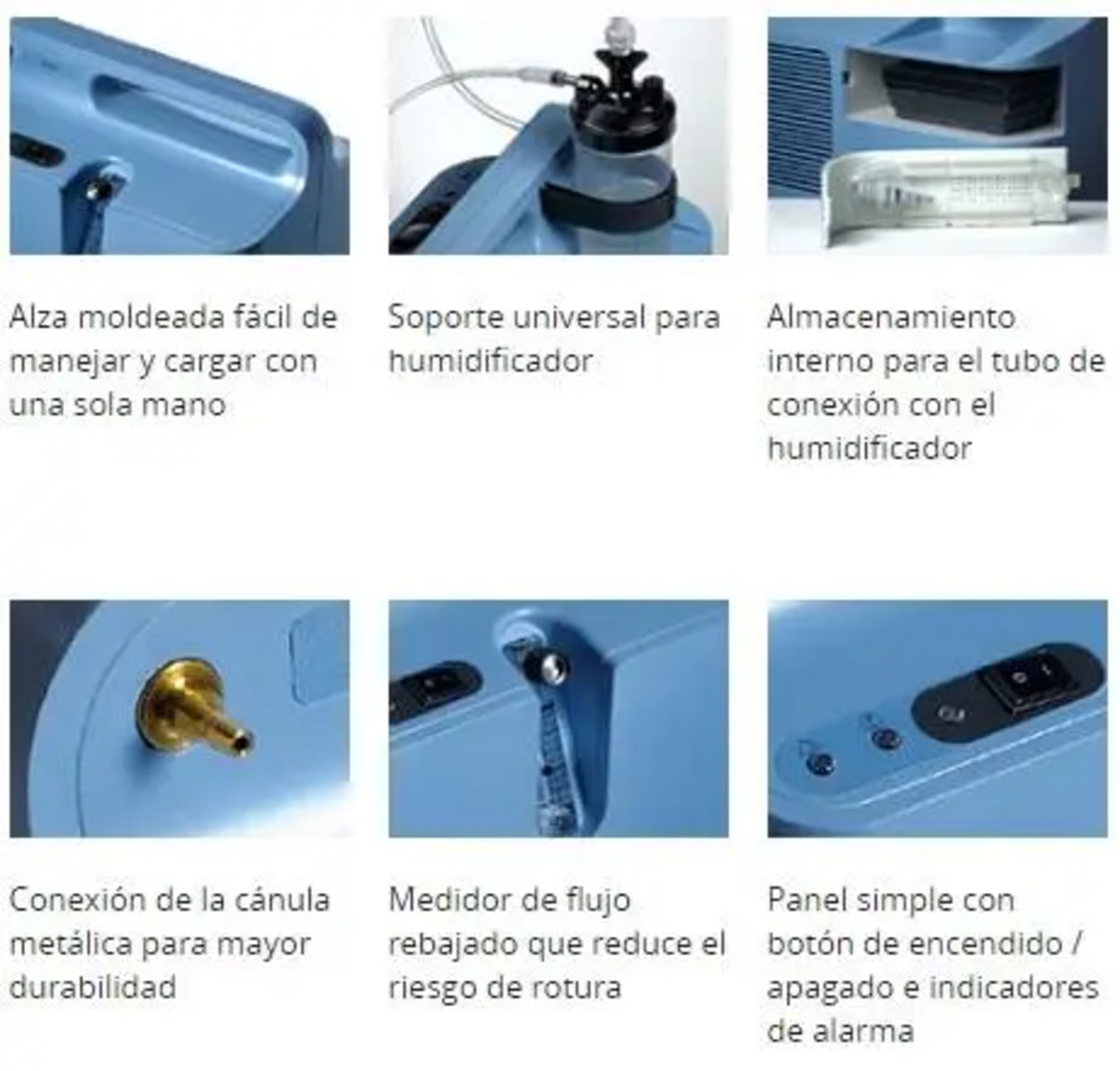 CONCENTRADOR DE OXIGENO PHILIPS EVERFLO 5 LTRS MIN + ACCESORIOS - 3