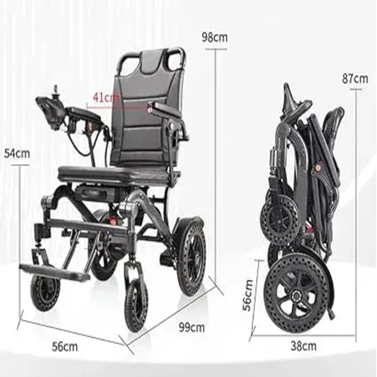 SILLA DE RUEDAS ELÉCTRICA ULTRA LIVIANA 112-B - 2