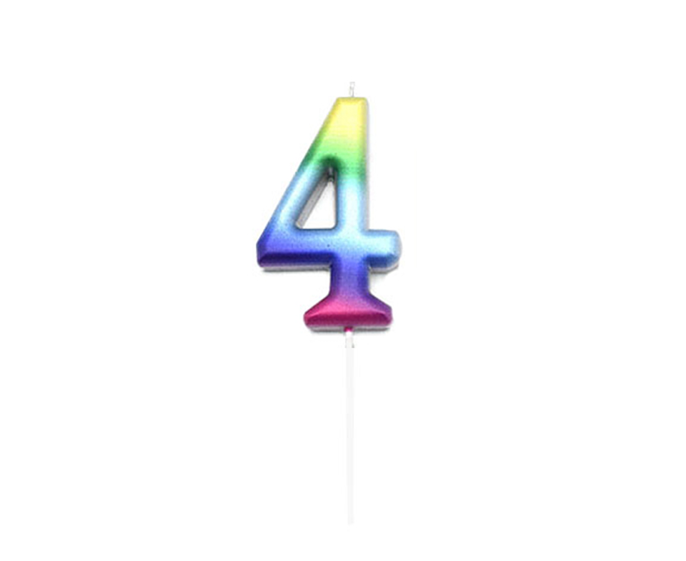 Ripley - VELA NUMERO 4 MULTICOLOR