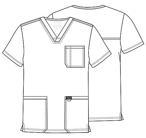 TOP CLINICO DE HOMBRE CHEROKEE UNIDAD REVOLUTION WW670 - UNIFORMES CLINICOS - 5