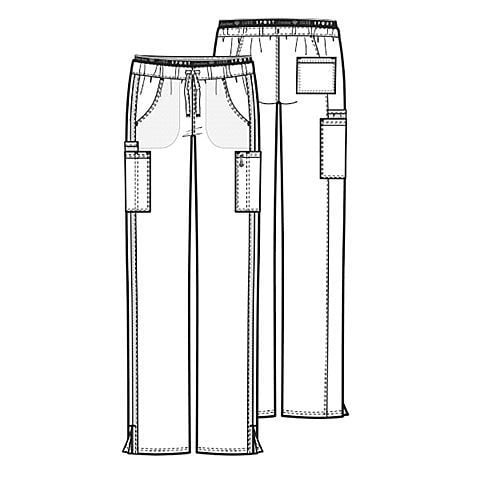 PANTALON CLÍNICO DE MUJER CHEROKEE UNIDAD LUXE SPORT CK003 - UNIFORME CLINICO - 5