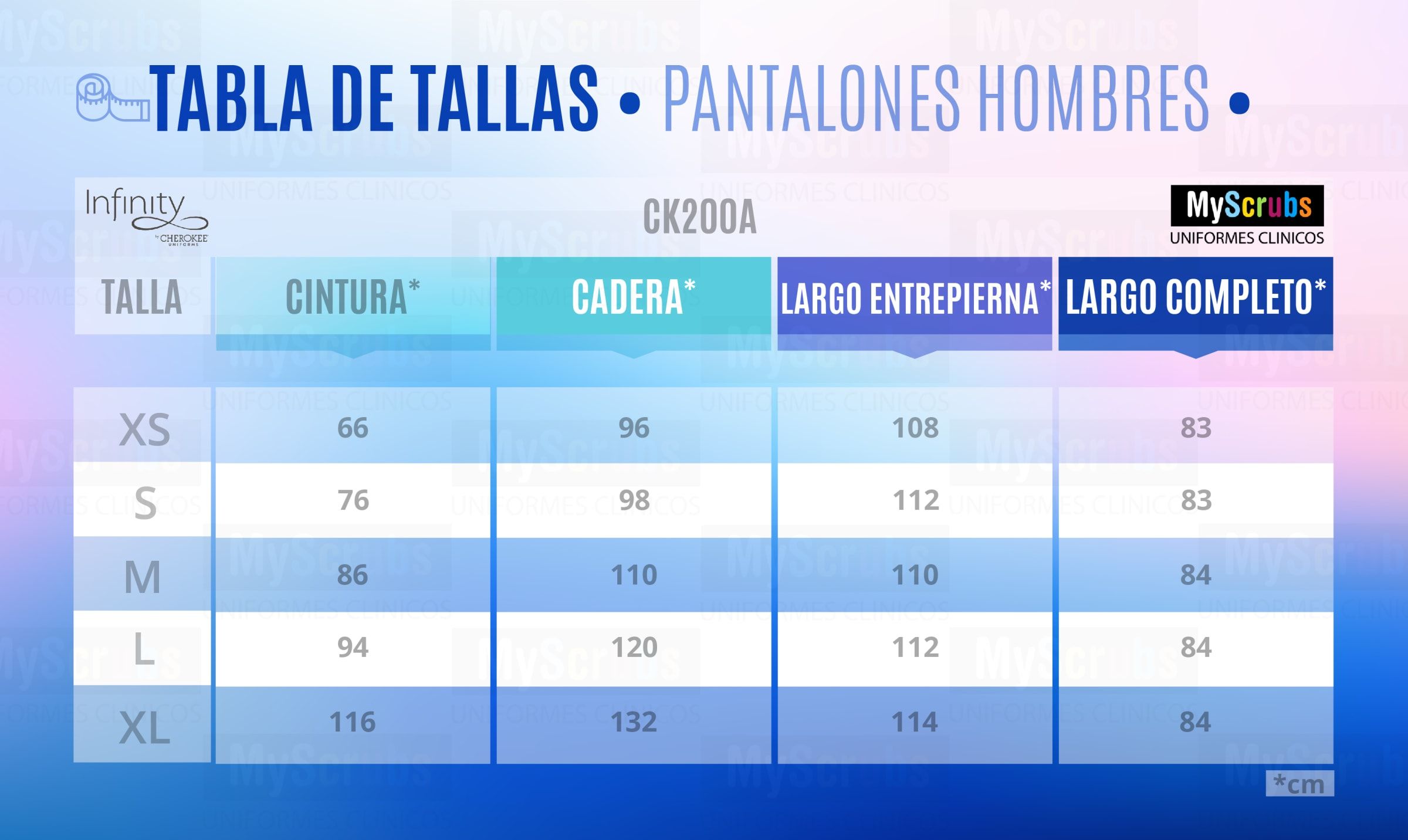 PANTALON CLINICO DE HOMBRE CHEROKEE UNIDAD INFINITY CK200A - UNIFORMES CLINICOS - 5