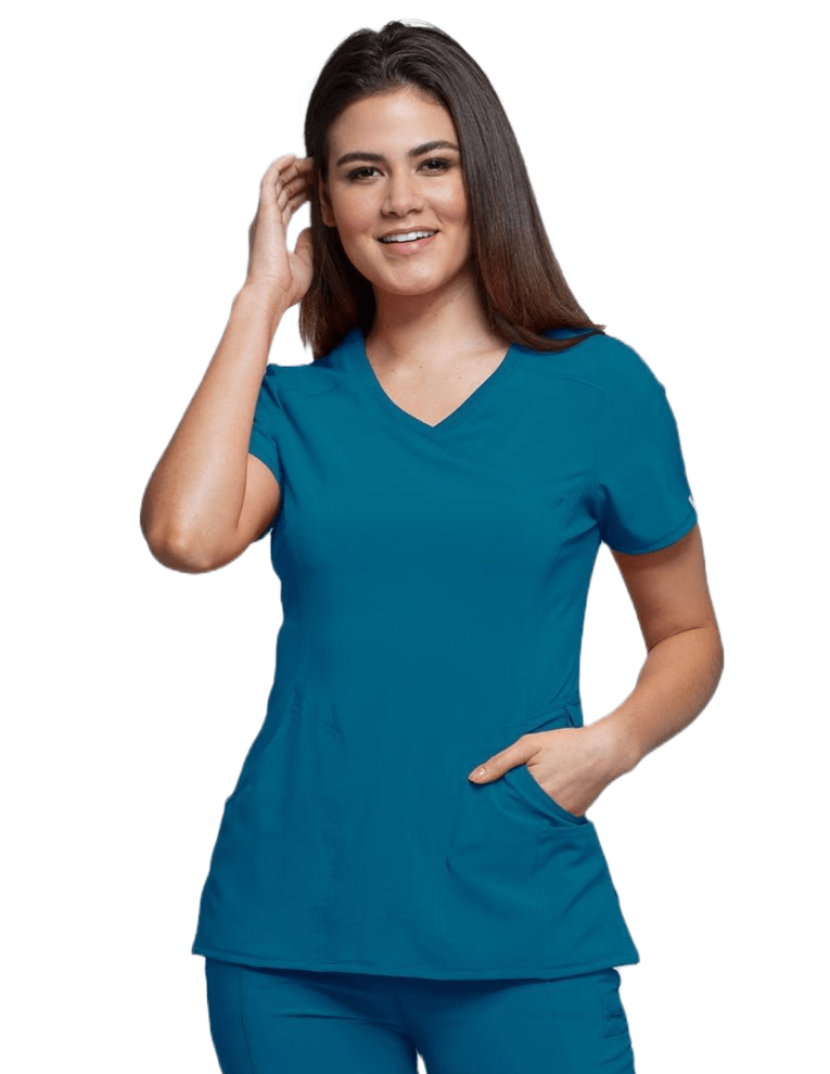 TOP CLÍNICO DE MUJER CHEROKEE UNIDAD INFINITY 2625A - UNIFORMES CLINICOS - 1