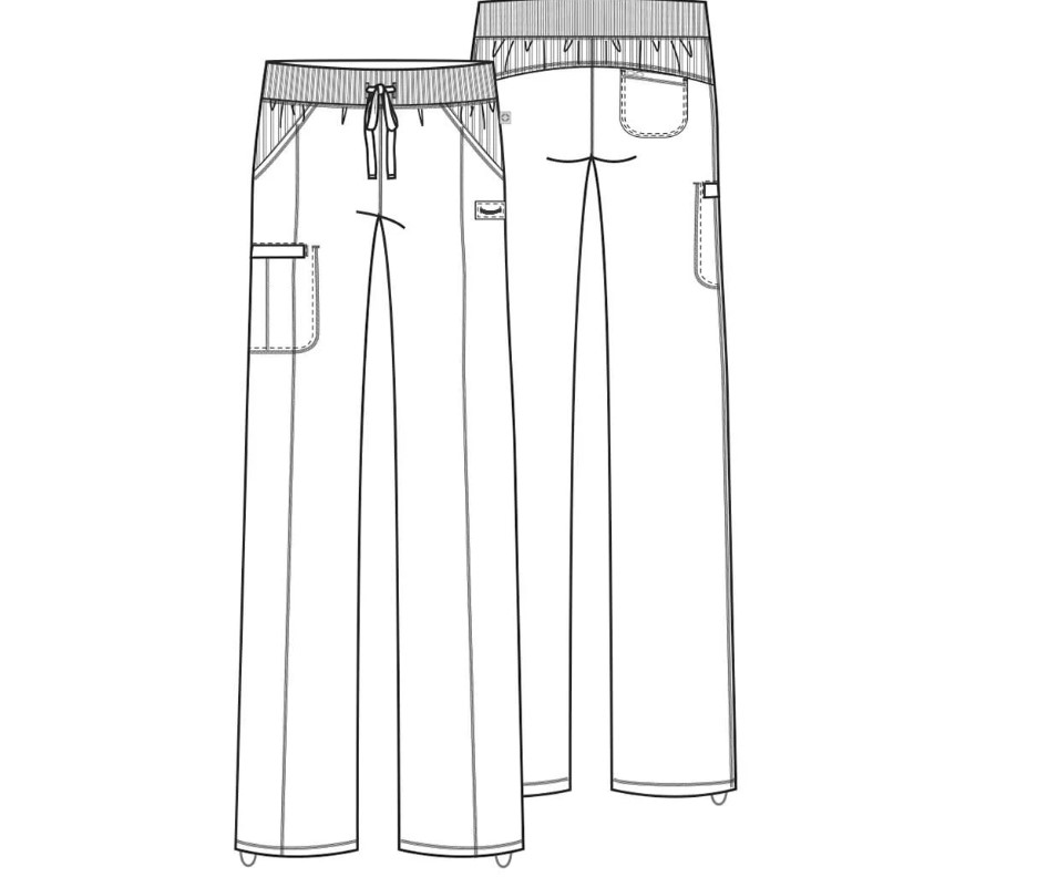 PANTALON CLINICO DE MUJER CHEROKEE UNIDAD INFINITY 1123A - UNIFORMES CLINICOS - 4