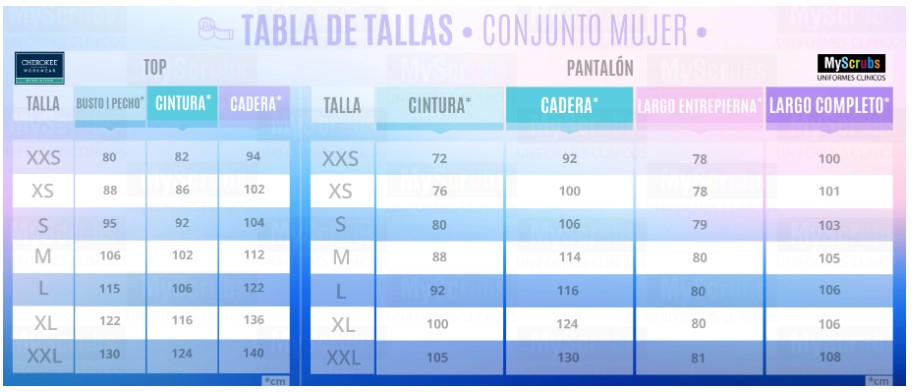 CONJUNTO SLIM FIT MUJER CHEROKEE WW610WW110 CLINICO DE REVOLUTION - UNIFORME CLINICO - 8
