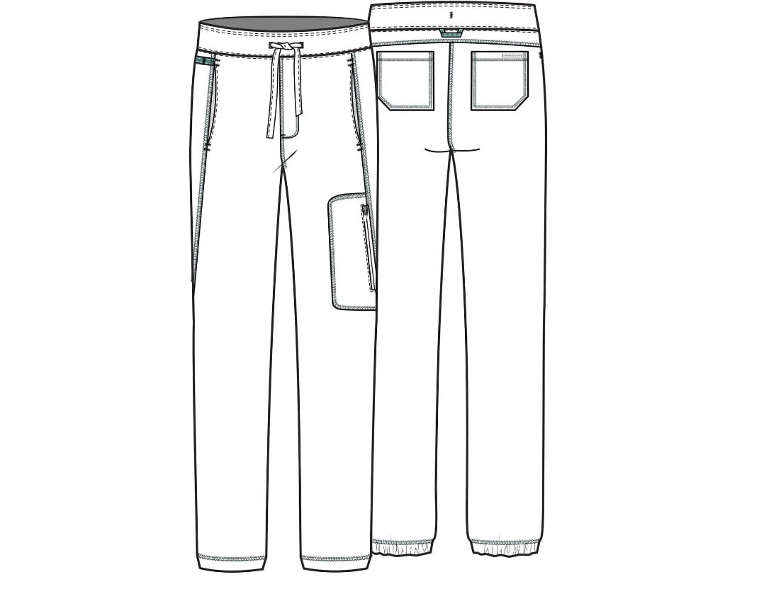 PANTALON CLINICO DE HOMBRE CHEROKEE UNIDAD JOGGER REVOLUTION WW012 - UNIFORMES CLINICOS - 5