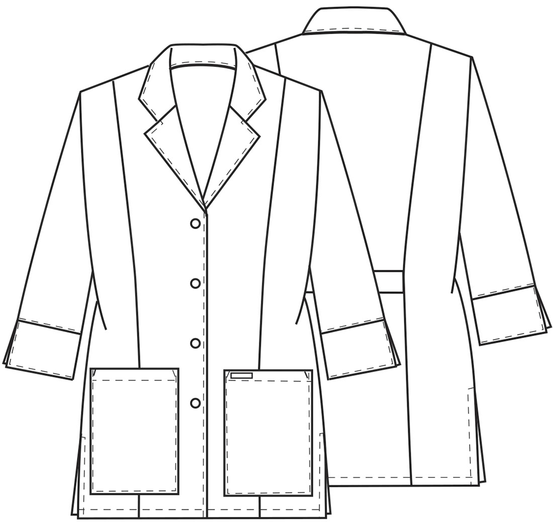 DELANTAL CLINICO DE MUJER CHEROKEE UNIDAD 1470 - UNIFORMES CLINICO - 5