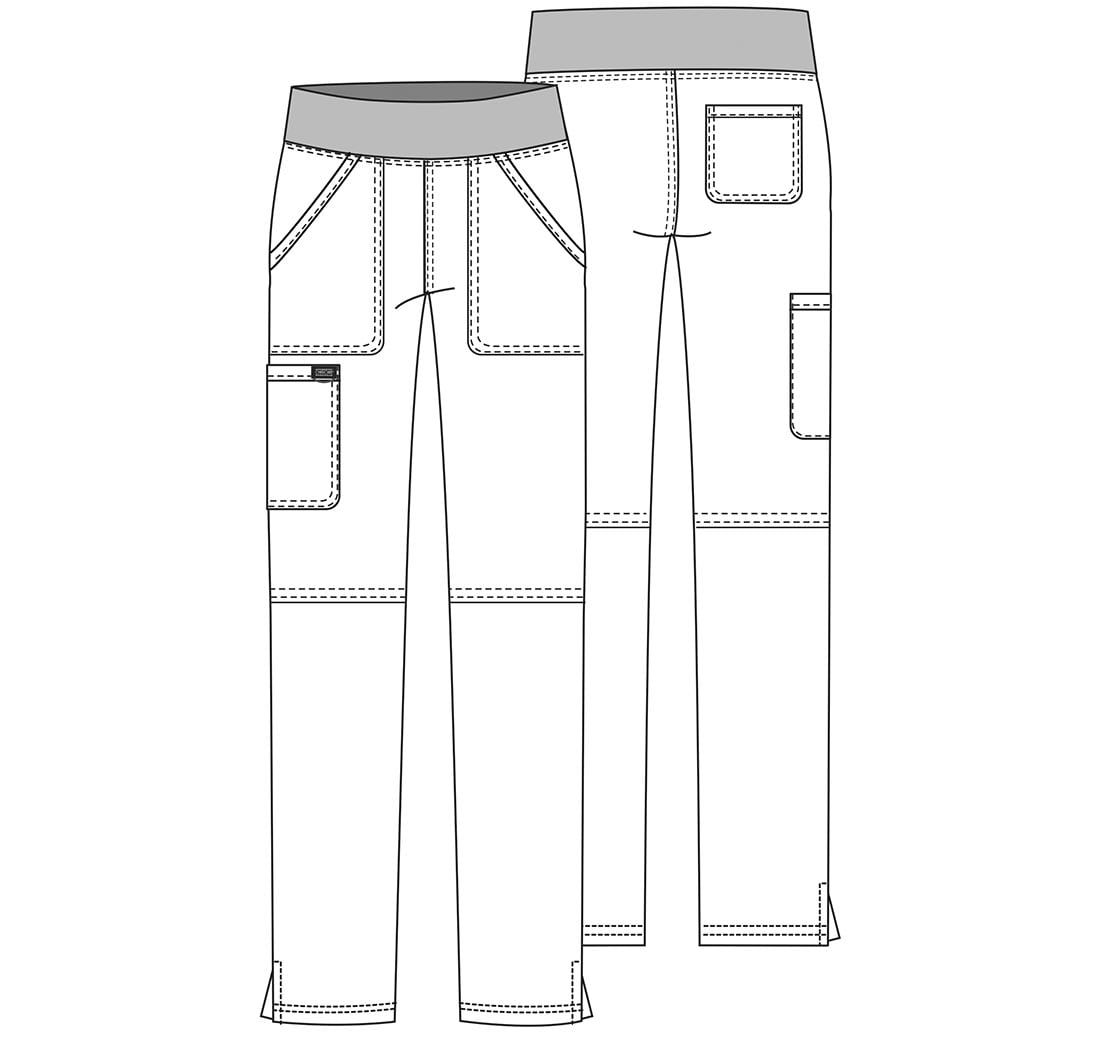 PANTALON CLÍNICO CHEROKEE MUJER REVOLUTION WW110 UNIFORMES CLINICOS - 4