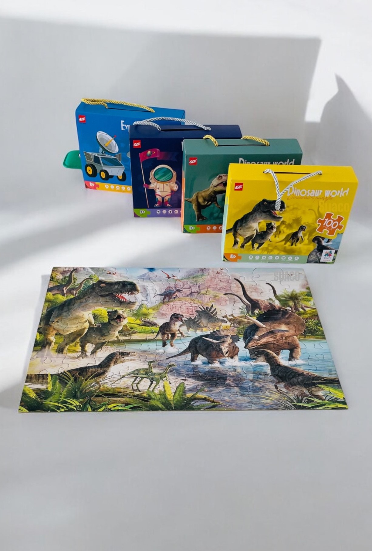 Ripley - PUZZLE 100 PIEZAS ROMPECABEZAS DINOSAURIOS NIÑOS