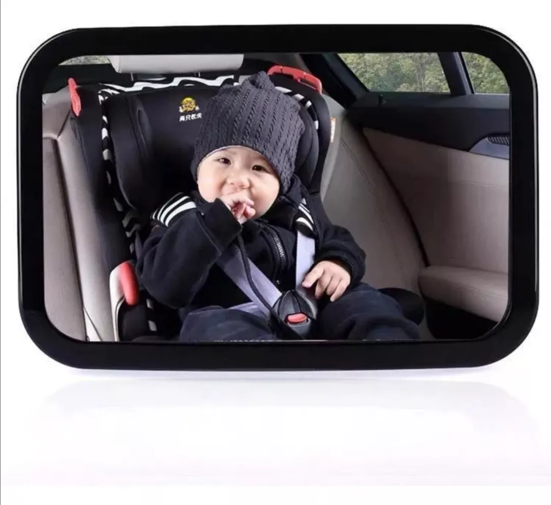 ESPEJO AJUSTABLE PARA AUTO NEGRO PARA LA SEGURIDAD DE TU BEBE - 5