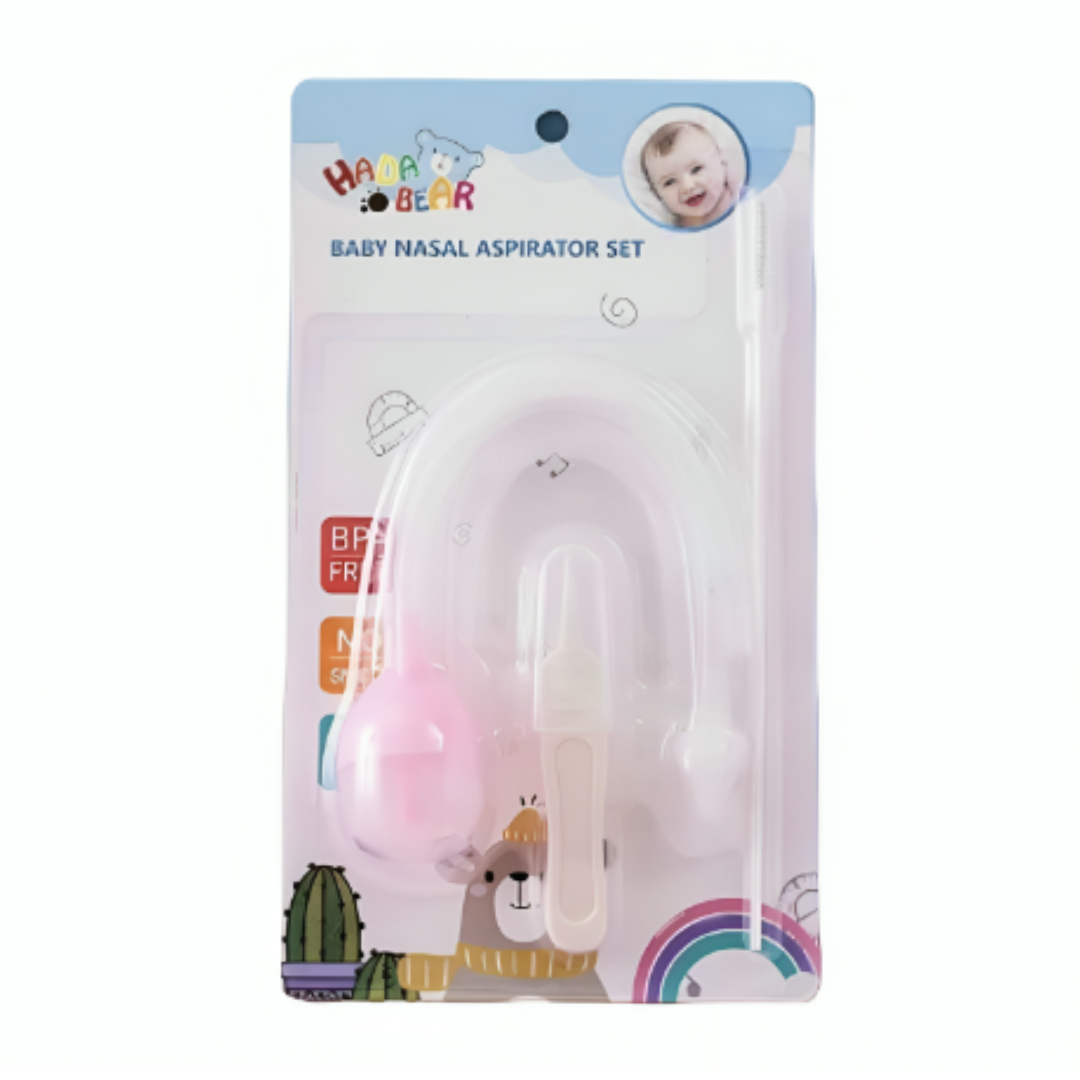 ASPIRADOR NASAL PARA BEBÉ GENERICO ROSADO - 1