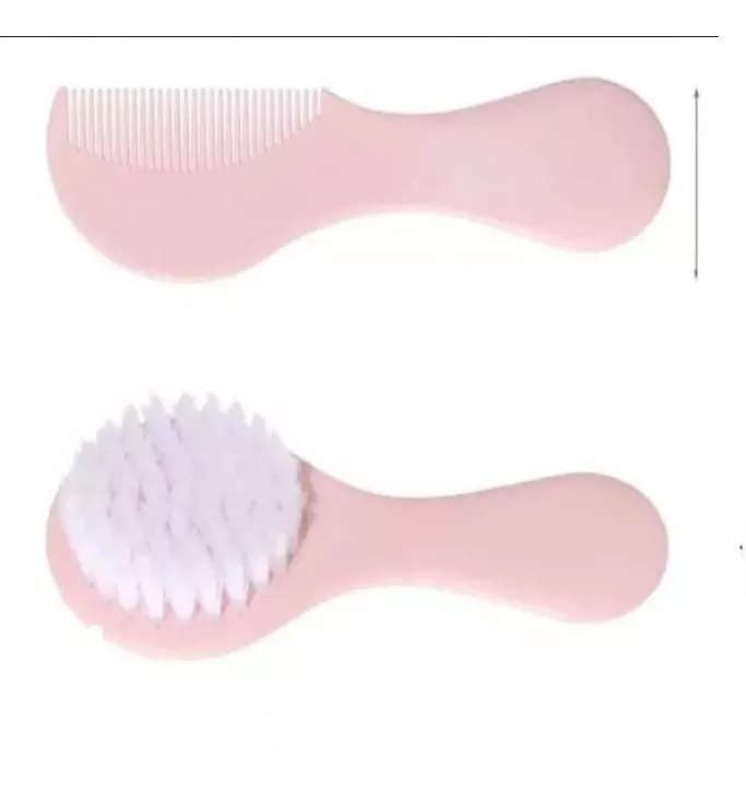 SET SUPER BABY CEPILLO Y PEINE CERDAS SUAVES PARA BEBÉS Y NIÑOS - 1