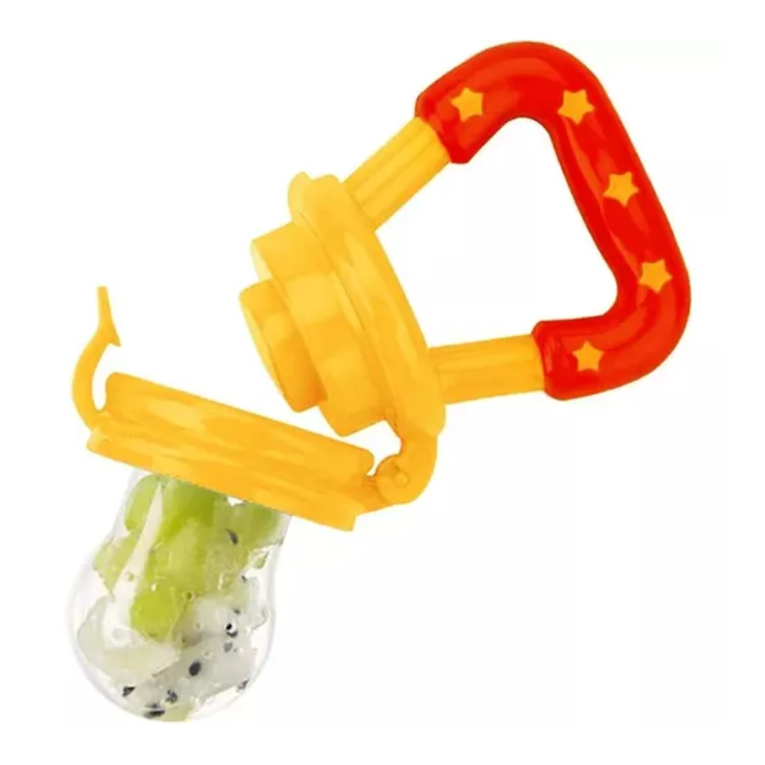 CHUPETE SUPER BABY SILICONA FRUTAS BEBÉS AMARILLO - 2