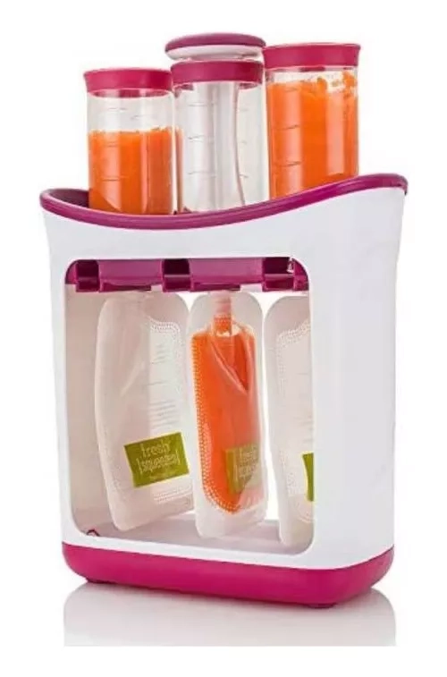 MAQUINA DISPENSADOR DE ALIMENTOS BEBE PAPILLA + 10 BOLSAS - 1