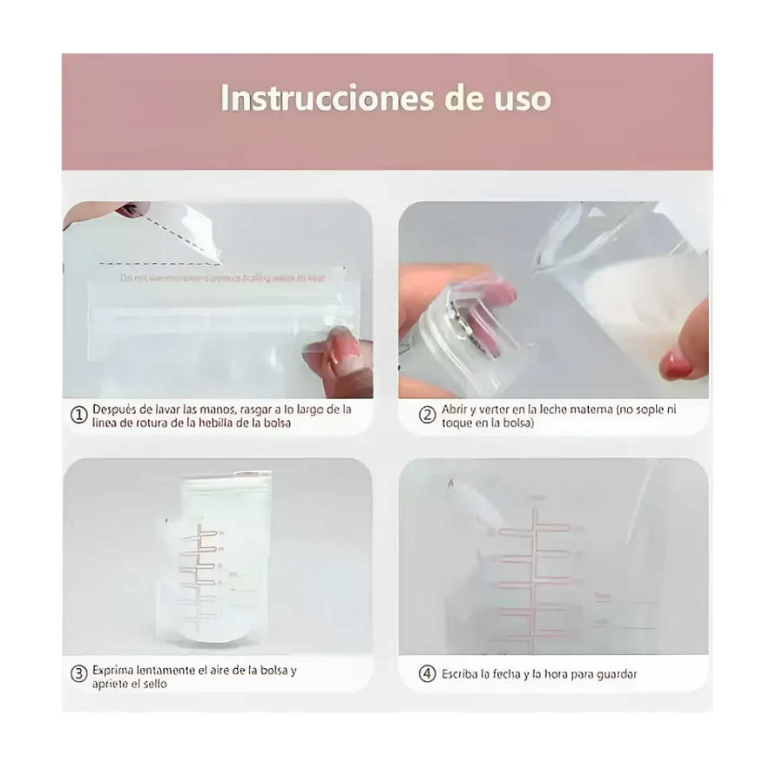 BOLSAS PARA LECHE MATERNA 30 UNIDADED - 2