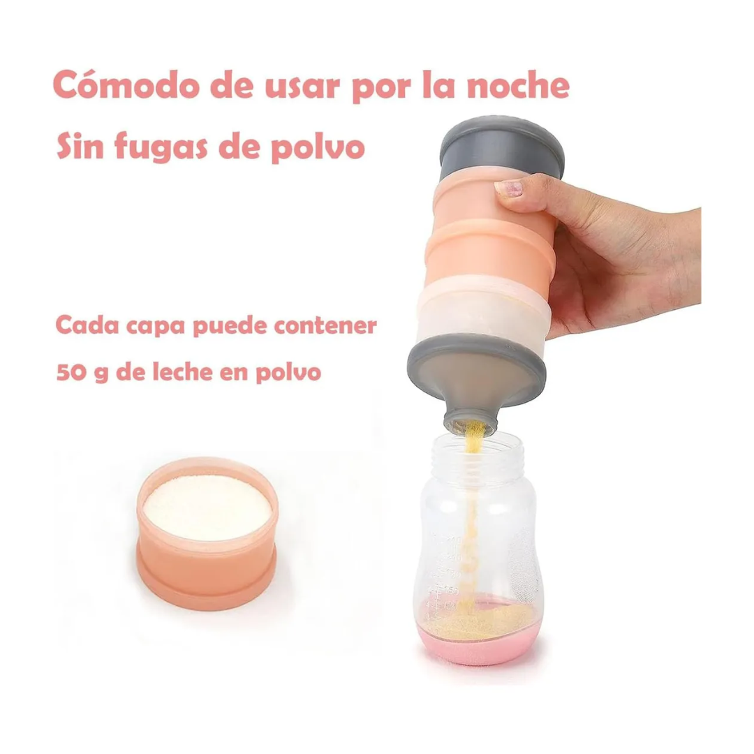CONTENEDOR DE LECHE EN POLVO PASTEL - 4
