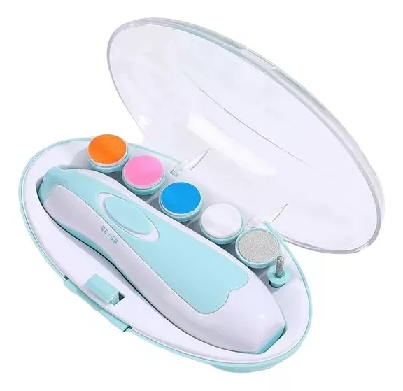 LIMA ELÉCTRICA PARA UÑAS DE BEBÉ CELESTE - 1