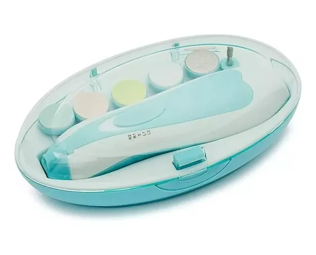 LIMA ELÉCTRICA PARA UÑAS DE BEBÉ CELESTE - 2