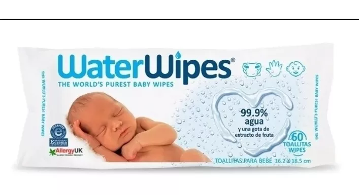 TOALLAS HÚMEDAS WATER WIPES CAJAS 12 UNIDADES - 2