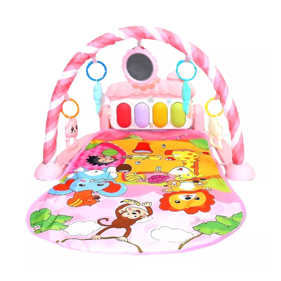 GIMNASIO PIANO MUSICAL INTERACTIVO  GENERICO  ROSADO - 2