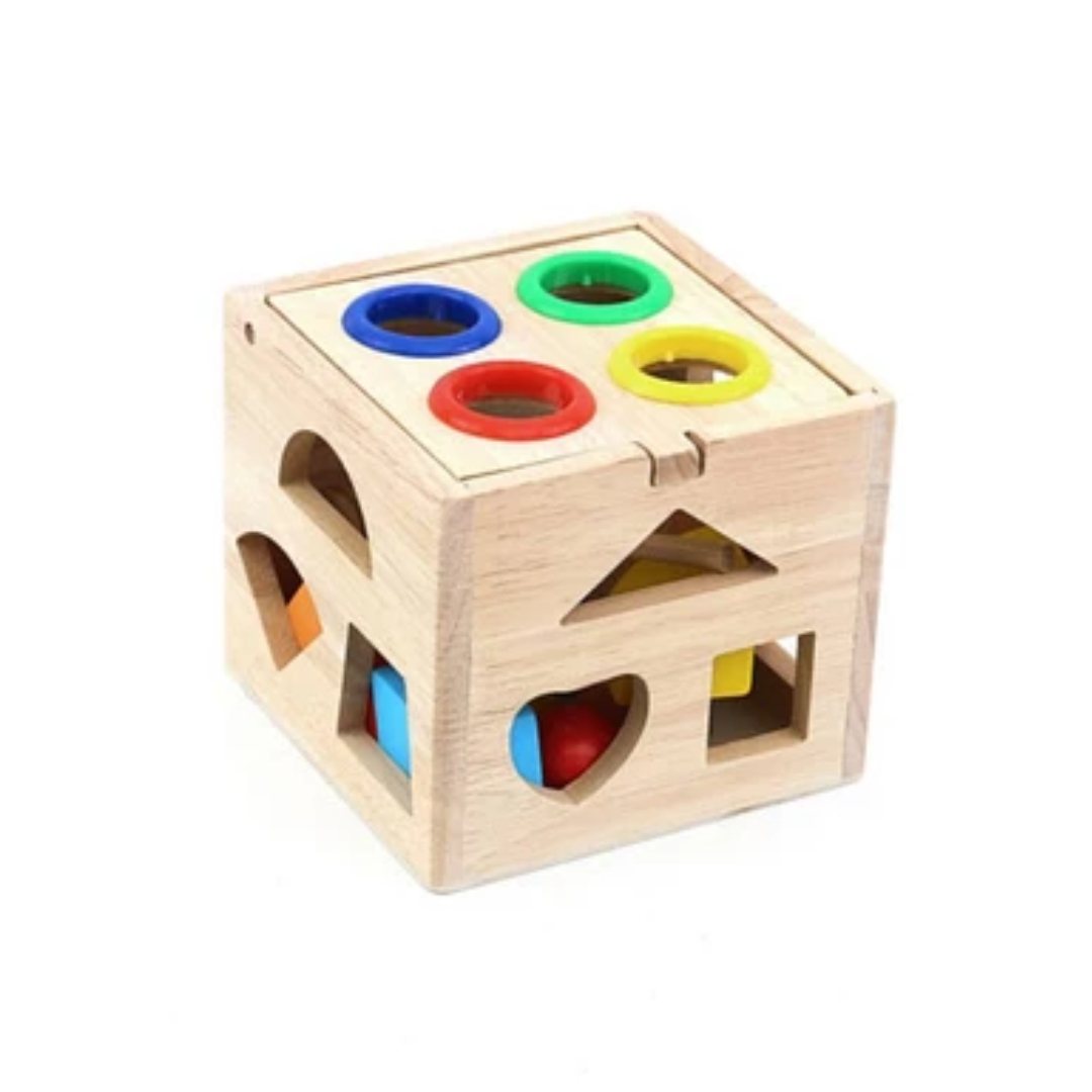 CUBO DE MADERA DE ENCAJE FIGURAS GENERICO - 3
