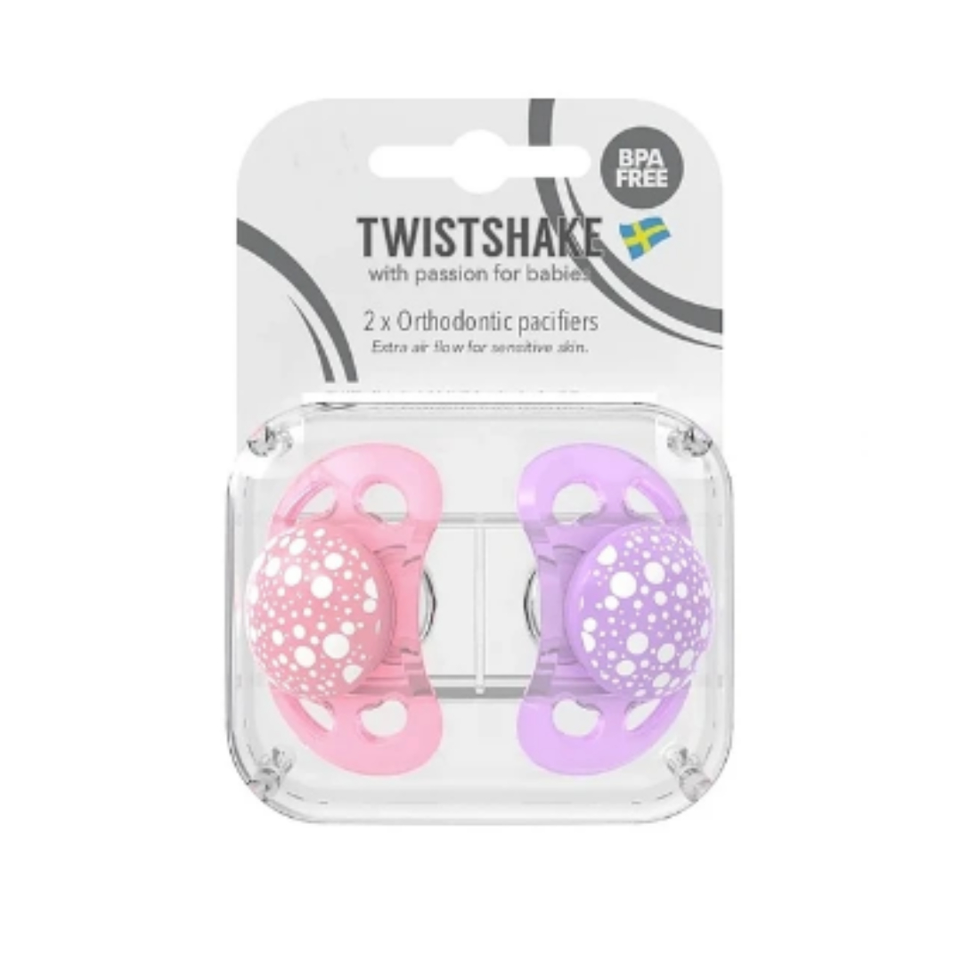 CHUPETES TWISTSHAKE SILICONA 6+M MESES 2 UNIDADES - 5