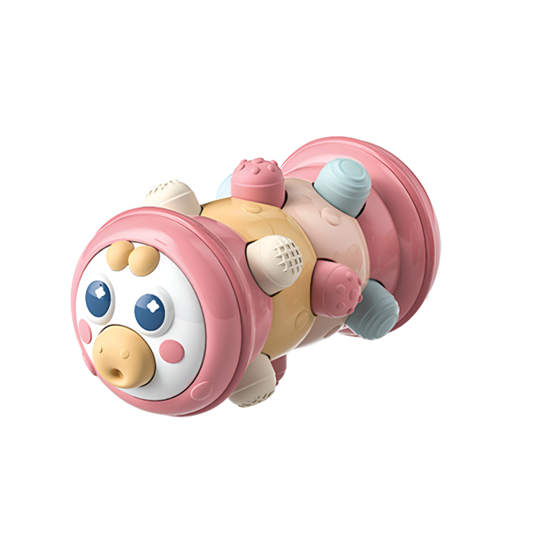 JUGUETE INTERACTIVO BEBE ORUGA ROLLER BEBÉ ROSADO - 3
