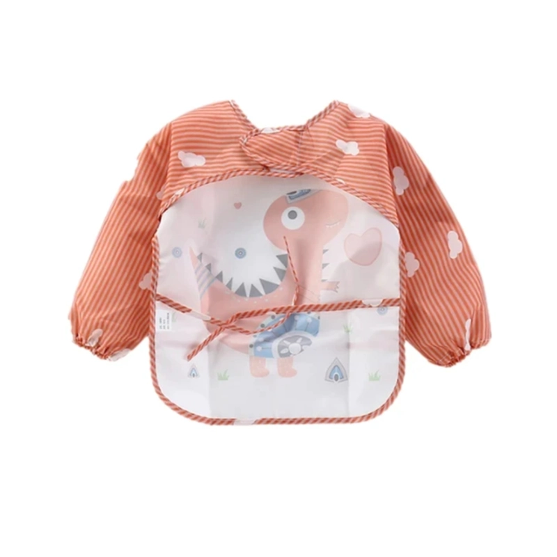 DELANTAL IMPERMEABLE MANGA LARGA ARCO NARANJO - 2