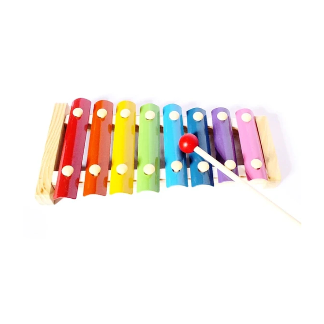 XILÓFONO MADERA 8 NOTAS MUSICAL DIDÁCTICO - 1