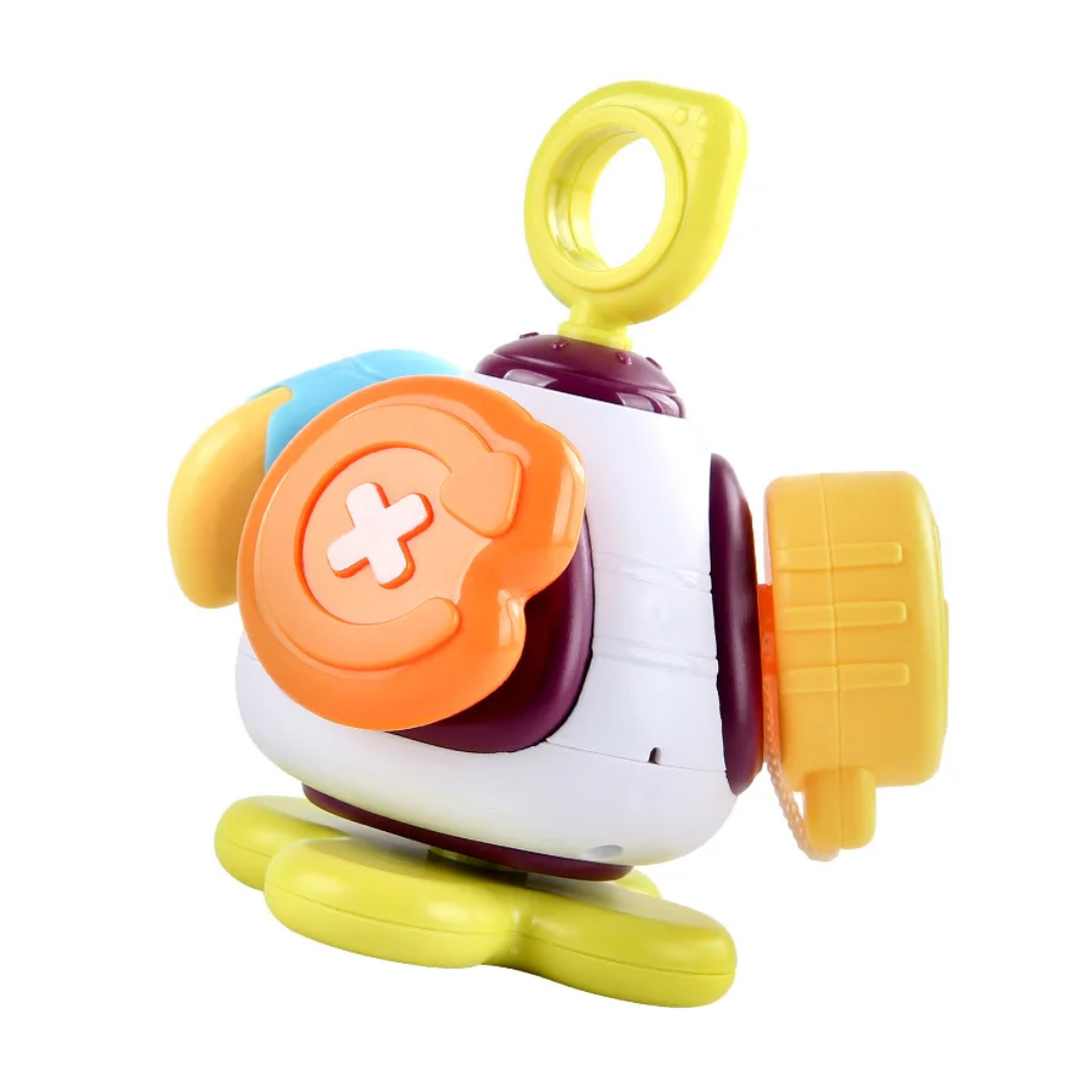 CUBO SENSORIAL BUSY PAJARITO BLANCO - 4