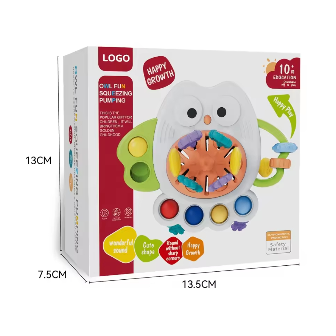 BÚHO BEBE MONTESSORI 4 EN 1 SENSORIAL CREMA - 6