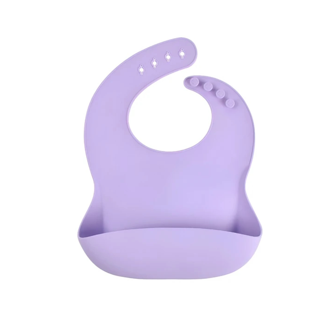 BABERO DE SILICONA RECOLECTOR LILA - 1