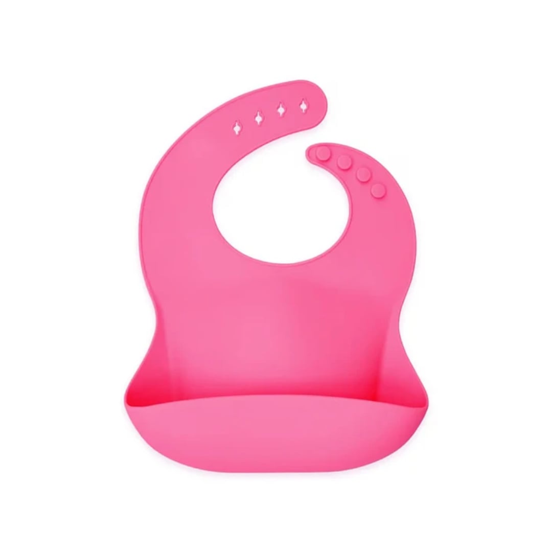BABERO BEBE SILICONA RECOLECTOR FUCSIA - 1