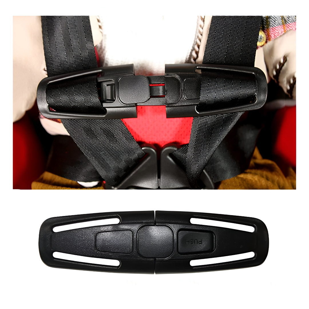 ACCESORIO BEBE NEGRO CLIP PARA CINTURÓN DE SEGURIDAD UNIVERSAL - 2