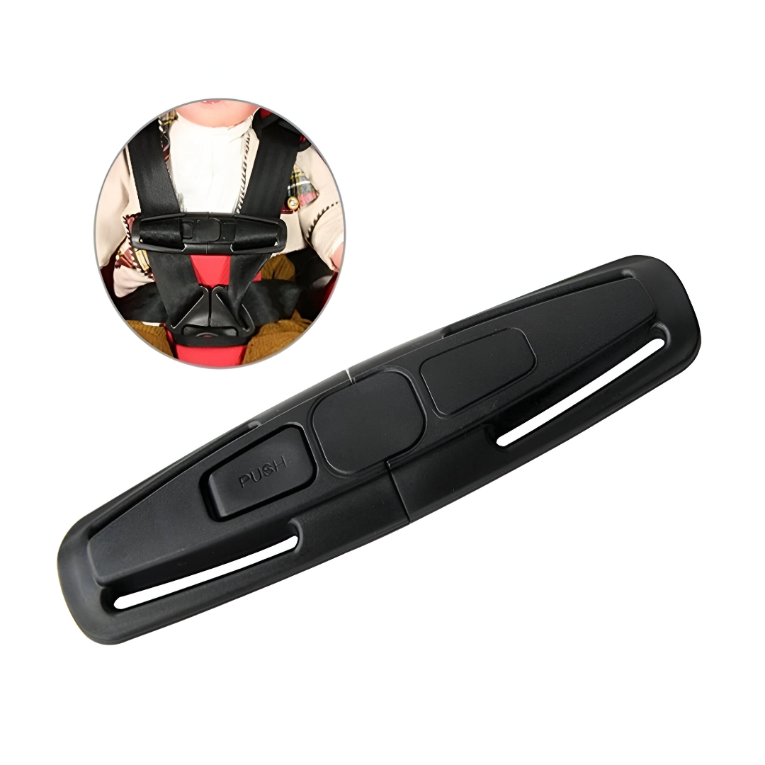 ACCESORIO BEBE NEGRO CLIP PARA CINTURÓN DE SEGURIDAD UNIVERSAL - 3
