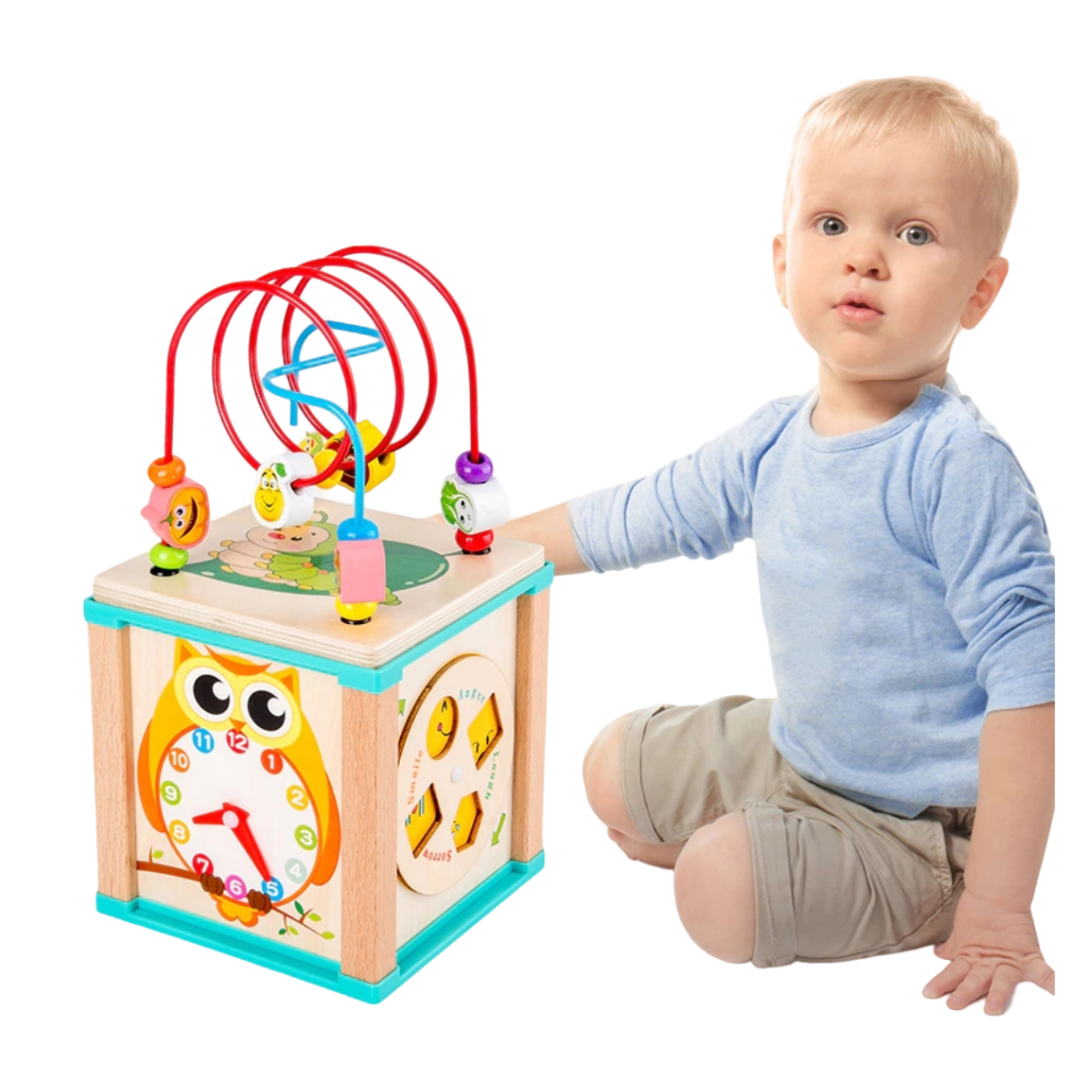 CUBO DE MOTRICIDAD ABIERTA PARA BEBÉS Y NIÑOS - 1
